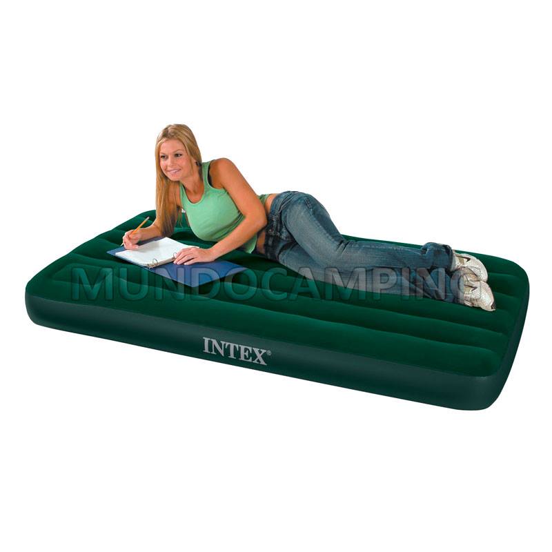 Colchon Inflable Intex 2 Plazas +2 Colchon 1 Plaza +inflador