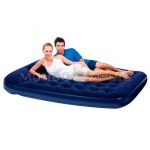 Colchon Inflable Intex 2 Plazas con Inflador de Pie Incorporado