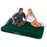 Colchon Inflable Intex 2 Plazas con Inflador de Pie Incorporado