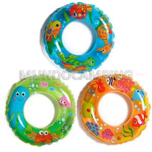 Aro Inflable Salvavidas Niños 61cm Peces