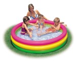 Pileta Inflable Intex 3 Anillos 147cm Colores