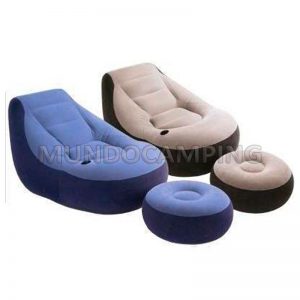 Sillon Inflable Intex con Puff