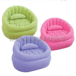 Sillon Puff Inflable Intex con Respaldo